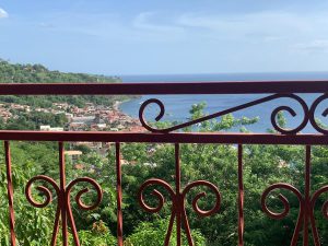 Le Kapokier - Balcon avec vue sur mer à Saint-Pierre nord de la Martinique